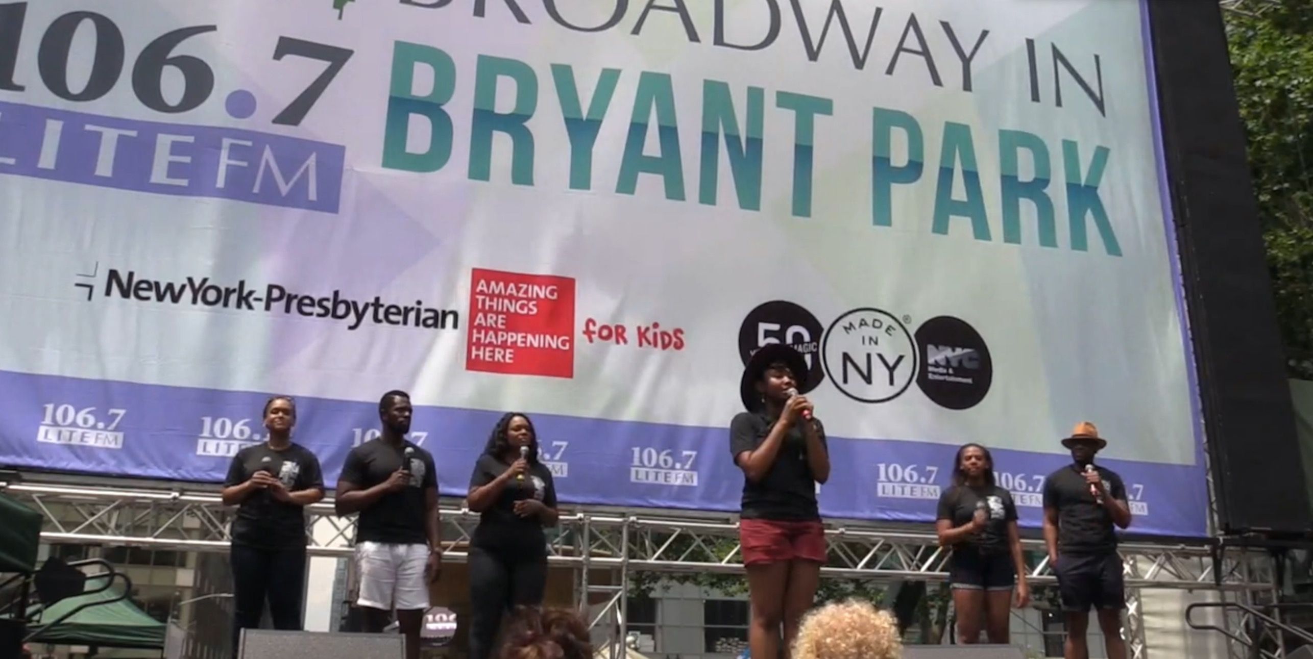 TV: THE COLOR PURPLE Cast Belts It Out in Bryant Park! Video